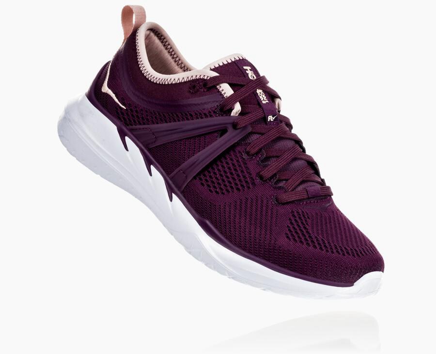 Hoka One One Koşu Ayakkabısı Kadın Mor - Tivra - QJ3972165